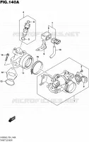 THROTTLE BODY for Suzuki BURGMAN 200 2016