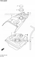 FUEL TANK for Suzuki ADDRESS 110 2015