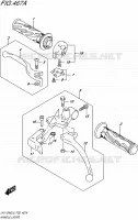 HANDGRIPS   LEVERS  for Suzuki ADDRESS 110 2015