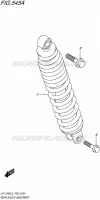 REAR SHOCK ABSORBER for Suzuki ADDRESS 110 2015