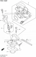 THROTTLE BODY for Suzuki ADDRESS 110 2015