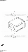 BATTERY for Suzuki ADDRESS 110 2016