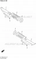 FOOTREST for Suzuki ADDRESS 110 2016
