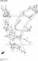 FRAME for Suzuki ADDRESS 110 2016