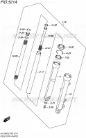 FRONT FORK for Suzuki ADDRESS 110 2016
