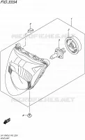 HEADLIGHT for Suzuki ADDRESS 110 2016