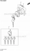 LOCK SET for Suzuki ADDRESS 110 2016