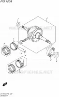 CRANKSHAFT for Suzuki ADDRESS 110 2015