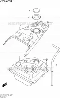 FUEL TANK for Suzuki ADDRESS 110 2015