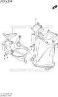 LEG SHIELD for Suzuki ADDRESS 110 2015