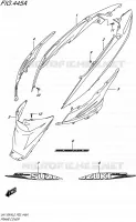REAR FAIRING for Suzuki ADDRESS 110 2015