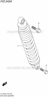 REAR SHOCK ABSORBER for Suzuki ADDRESS 110 2015
