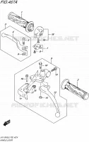 HANDGRIPS   LEVERS  for Suzuki ADDRESS 110 2015