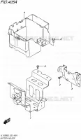 BATTERY BOX   TOOLS for Suzuki BOULEVARD 1500 2016