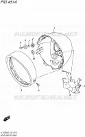 HEADLIGHT BOWL for Suzuki BOULEVARD 1500 2016