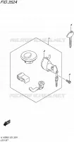LOCK SET for Suzuki BOULEVARD 1500 2016