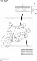 LABEL (VL1500BL7 E28) for Suzuki BOULEVARD 1500 2017