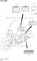 LABEL (VL1500TL7 E03) for Suzuki BOULEVARD 1500 2017
