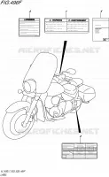 LABEL (VL1500TL7 E28) for Suzuki BOULEVARD 1500 2017