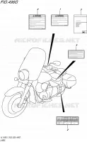 LABEL (VL1500TL7 E33) for Suzuki BOULEVARD 1500 2017