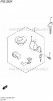 LOCK SET (VL1500BL7 E03) for Suzuki BOULEVARD 1500 2017