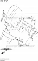 WINDSCREEN (VL1500TL7 E28) for Suzuki BOULEVARD 1500 2017