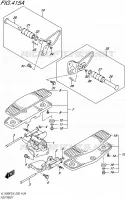 FOOTREST for Suzuki BOULEVARD 1500 2016