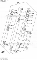 FRONT FORK for Suzuki BOULEVARD 1500 2016