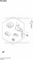 LOCK SET for Suzuki BOULEVARD 1500 2014