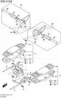 FOOTREST for Suzuki BOULEVARD 1500 2017
