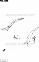 FRAME HANDLE GRIP (VL800TL5 E33) for Suzuki BOULEVARD 800 2015