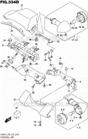 INDICATORS (VL800TL5 E28) for Suzuki BOULEVARD 800 2015