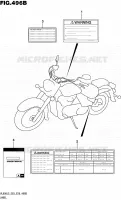 LABEL (VL800L5 E33) for Suzuki BOULEVARD 800 2015
