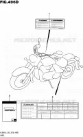 LABEL (VL800TL5 E28) for Suzuki BOULEVARD 800 2015