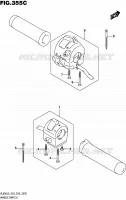 SWITCHES (VL800TL5 E03) for Suzuki BOULEVARD 800 2015