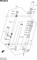 FRONT FORK for Suzuki BOULEVARD 800 2016