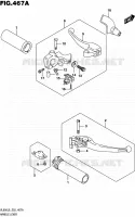 HANDGRIPS   LEVERS  for Suzuki BOULEVARD 800 2016