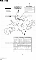 LABEL (VL800UEL6 E19) for Suzuki BOULEVARD 800 2016