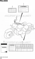 LABEL (VL800L7 E33) for Suzuki BOULEVARD 800 2017