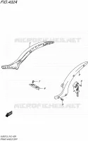 FRAME HANDLE GRIP for Suzuki BOULEVARD 800 2015