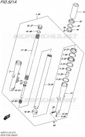 FRONT FORK for Suzuki BOULEVARD 800 2015