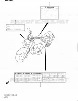 LABEL (VLR1800TL1 E19) for Suzuki INTRUDER 1800 2011