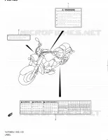 LABEL (VLR1800TL1 E24) for Suzuki INTRUDER 1800 2011