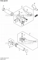 HANDGRIPS   LEVERS  for Suzuki BOULEVARD 1500 2016