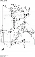RADIATOR HOSE for Suzuki BOULEVARD 1500 2016