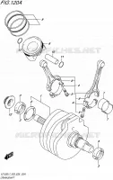 CRANKSHAFT for Suzuki BOULEVARD 1500 2017