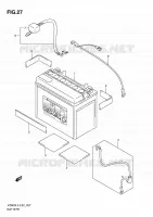 BATTERY for Suzuki MARAUDER 800 2010