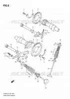 CAMSHAFT   VALVES for Suzuki MARAUDER 800 2010