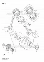 CRANKSHAFT for Suzuki MARAUDER 800 2010