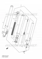 FRONT SHOCK ABSORBER for Suzuki MARAUDER 800 2010